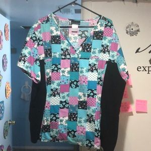 3X Cherokee scrubs top